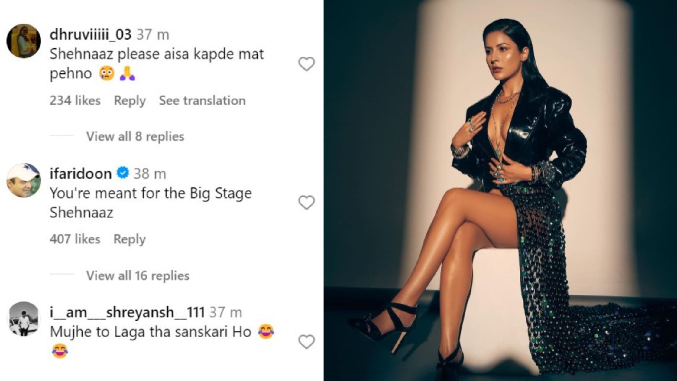 Shehnaaz Gill got a photoshoot done, trolls are telling lies on social media