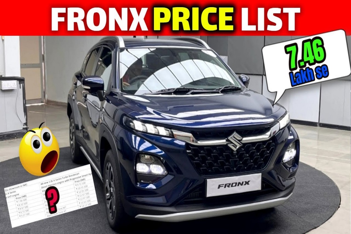 Maruti Suzuki Fronx price, color options, features, and more.